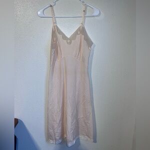 Vintage Elegant Cream Slip Dress